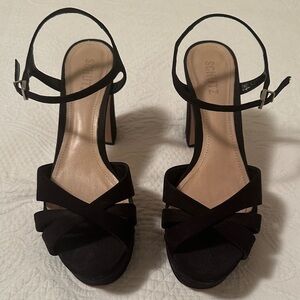 Schutz Keefa Black Sandal